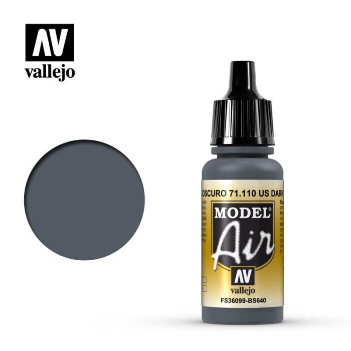 Vallejo Model Air US Dark Grey 17 ml