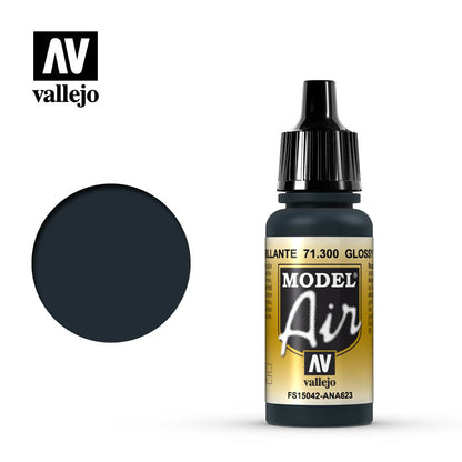 Vallejo Model Air Glossy Sea Blue 17 ml