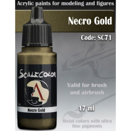 Scale 75 Scale Colour Metal N Alchemy Necro Gold 17ml