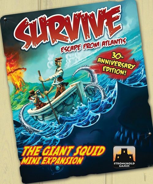 Survive Escape from Atlantis 30th Anniversary Edition The Giant Squid Mini Expansion - Ozzie Collectables