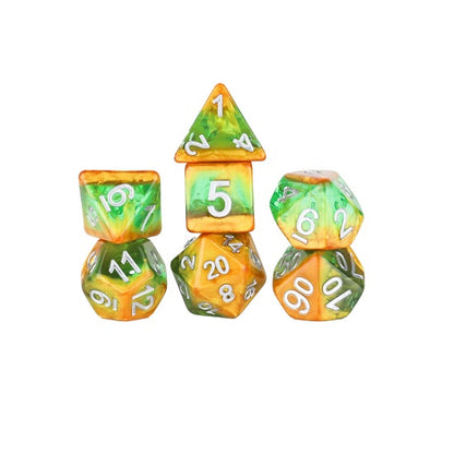 Sirius Dice - Rainforest Dice Set 7