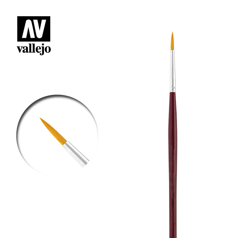 Vallejo Brushes - Round Synthetic Brush N0. 4