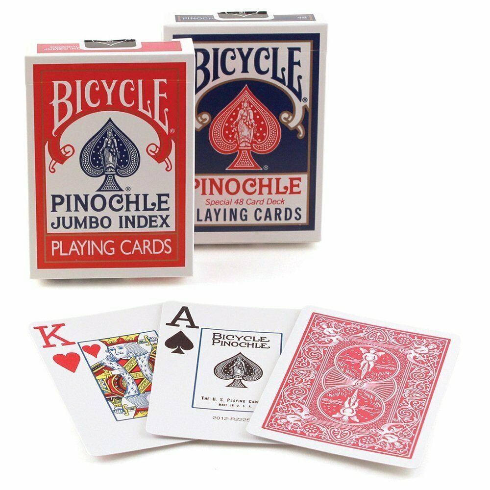 Bicycle Pinochle Jumbo Index Playing Cards - Ozzie Collectables