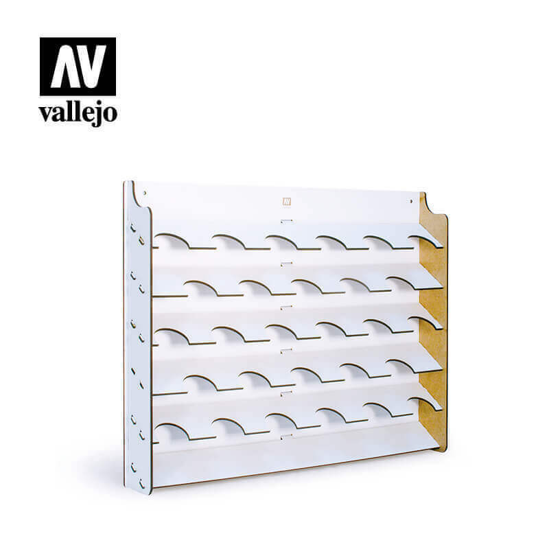 Vallejo Wooden Wall Mounted Paint Display