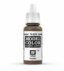 Vallejo Model Colour - German Cam Medium Brown 17 ml