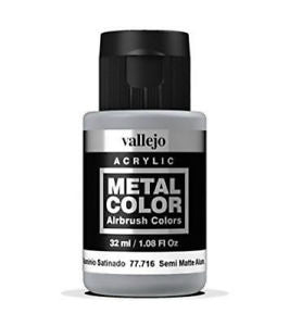 Vallejo Metal Colour Semi Matte Aluminium 32ml - Ozzie Collectables