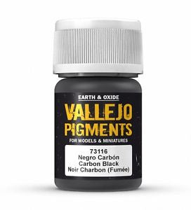 Vallejo Pigments Carbon Black (Smoke Black) 30 ml - Ozzie Collectables