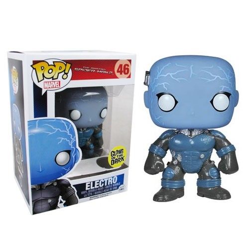 Electro Glow in the Dark - The Amazing Spider-Man 2 Marvel POP! Vinyl - Ozzie Collectables