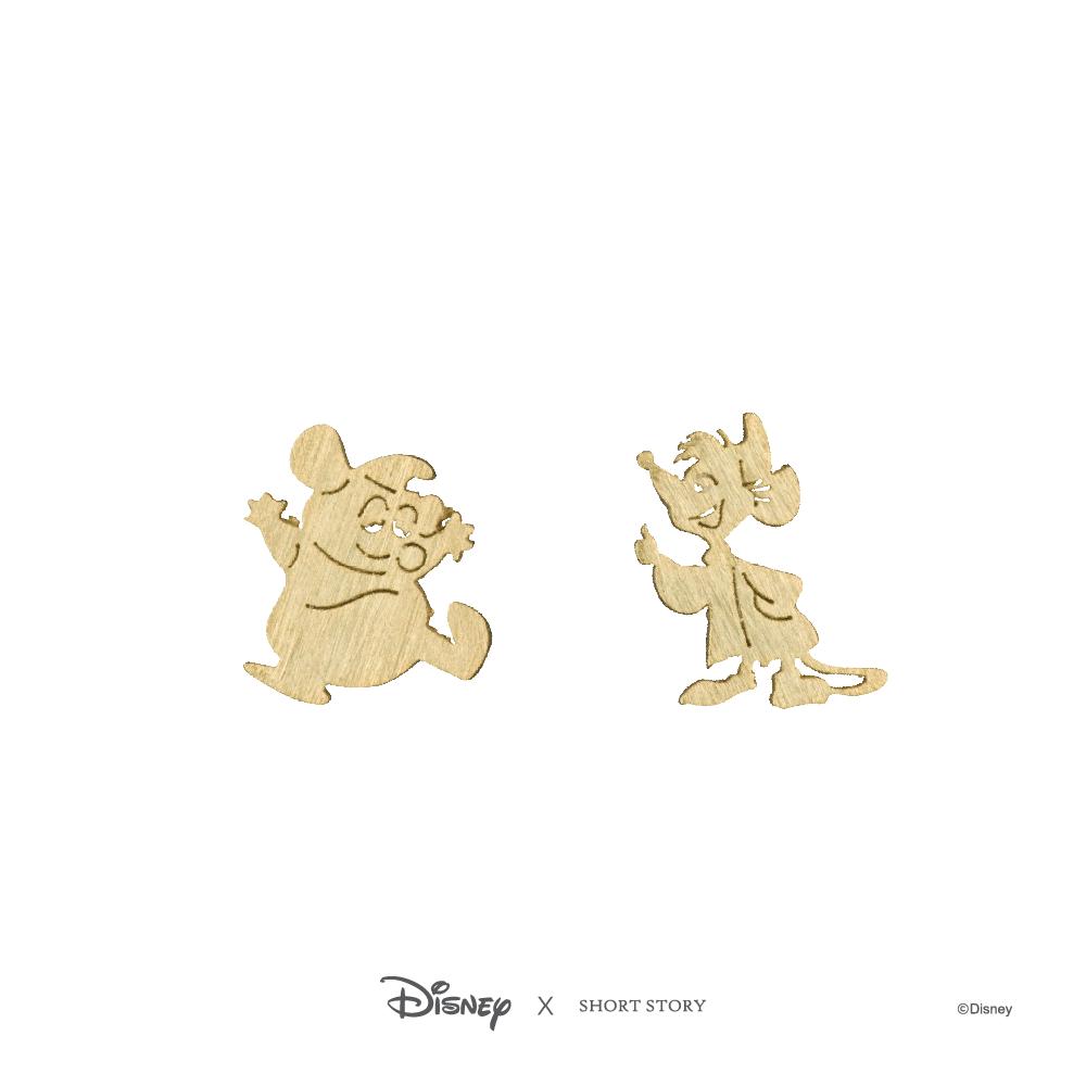 Disney Earring Cinderella Jaq and Gus