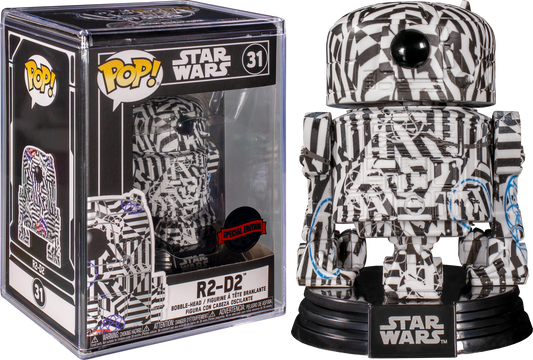 Star Wars - R2-D2 (Futura) US Exclusive Pop! Vinyl with Protector - Ozzie Collectables