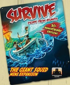 Survive Escape from Atlantis 30th Anniversary Edition The Giant Squid Mini Expansion