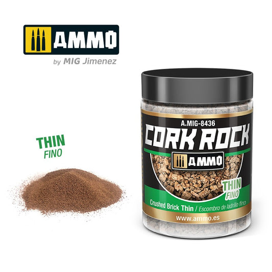 Ammo by MIG - Dioramas - Terraform Cork Rock - Crushed Brick Thin 100ml