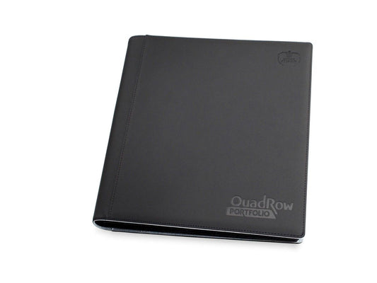 Ultimate Guard 12-Pocket QuadRow Portfolio XenoSkin Black Folder - Ozzie Collectables