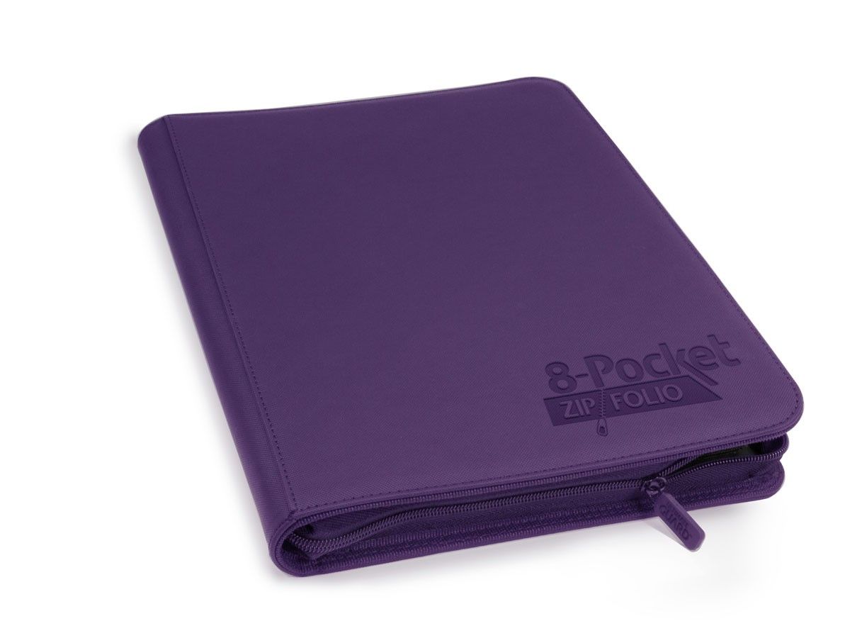 Ultimate Guard 8-Pocket ZipFolio XenoSkin Purple Folder - Ozzie Collectables