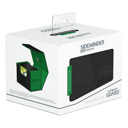 Ultimate Guard Synergy Sidewinder 100+ Black/Green Deck Box