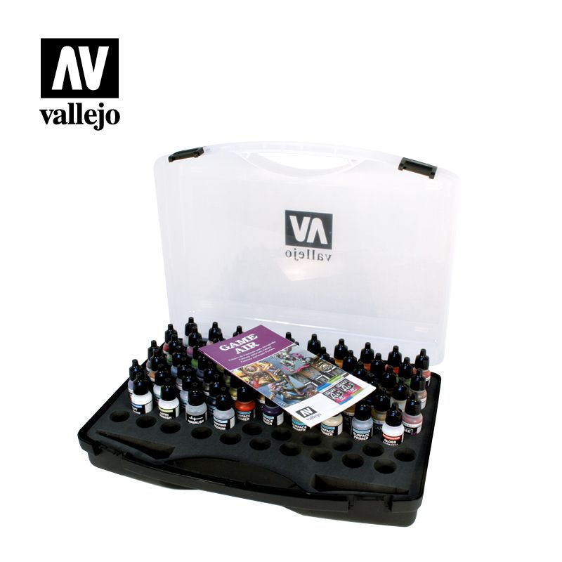 Vallejo Game Air - set Plastic Case 51 colours, 8 primers, 5 auxiliary