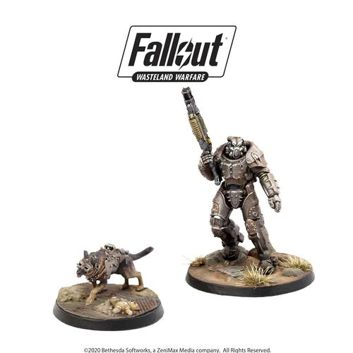 Fallout: Wasteland Warfare - X-01 Survivor and Dogmeat